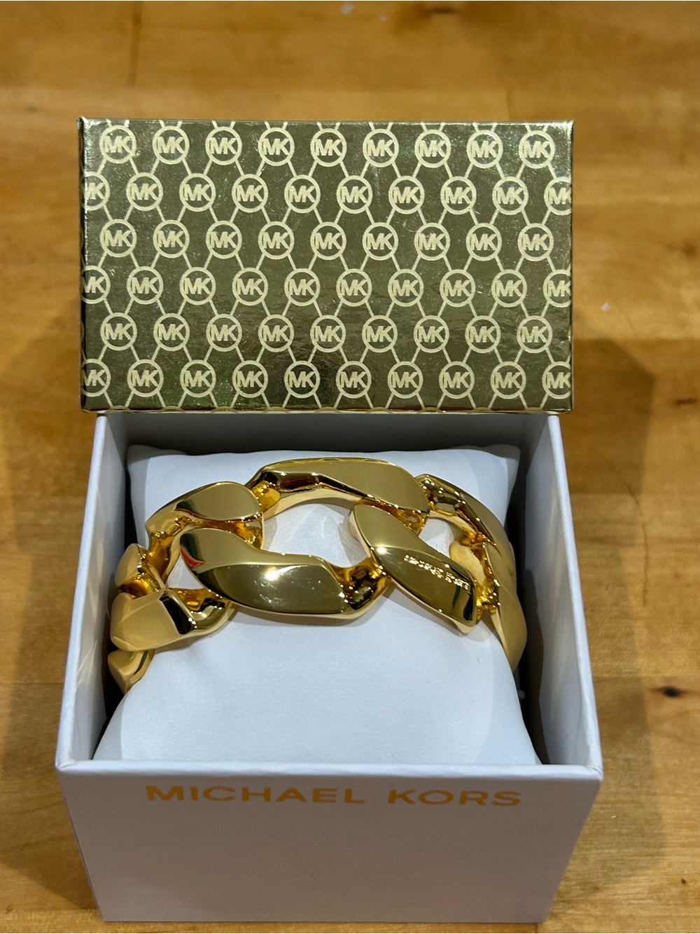 Michael Kors - Gold Chunky Chain Bracelet for Women NWT - Picture 4 of 12
